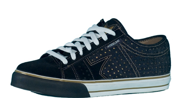 DEKLINE VILLIAN SHOE IN GOLD/BLACK