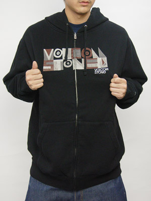 VOLCOM DIVERT ZIP HOOD BLK