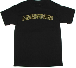 AMBIGUOUS AFFLETIC BLK
