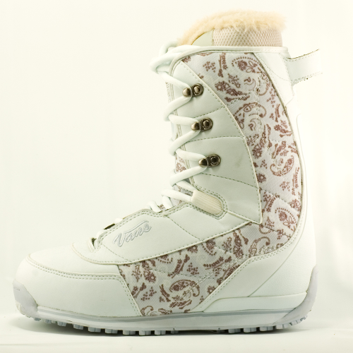 VANS WOMEN'S SAVIOR SNOWBOARD BOOTS WHITE