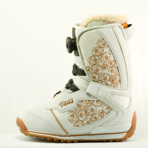 VANS WOMEN'S KIRA BOA SNOWBOARD BOOTS WHITE/ROSE