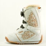 VANS WOMEN'S KIRA BOA SNOWBOARD BOOTS WHITE/ROSE