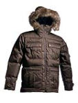 BONFIRE HOODOO JACKET MOCHA HERRINGBONE