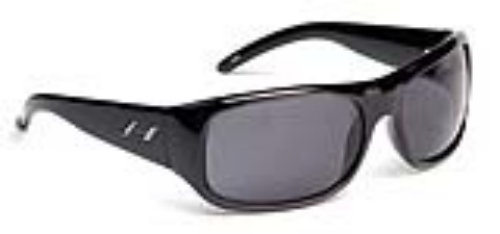 HOVEN GOTTY SUNGLASSES BLACK GLOSS/GREY P0LARIZED LENS