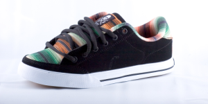 CIRCA AL50 BLACK/TIJUANA STRIPED SHOE