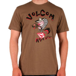 VOLCOM TEDDY KELLY T-SHIRT MOCHA BROWN