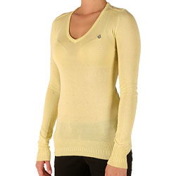 VOLCOM WOMEN'S KILLER INSTINCT SWEATER POLLEN YELLOW