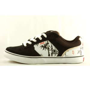 LAKAI KOSTON SELECT BLACK/WHITE SUEDE PRINT SHOE