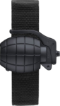 VESTAL AIR MAIL BLACK/BLACK/CANVAS WATCH