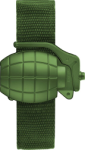 VESTAL AIR MAIL GREEN/GREEN/CANVAS WATCH