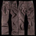 KR3W EE SLIMS TWILL BROWN PANTS