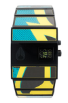 NIXON ROTOLOG WATCH BLUE/YELLOW GRAPHIC