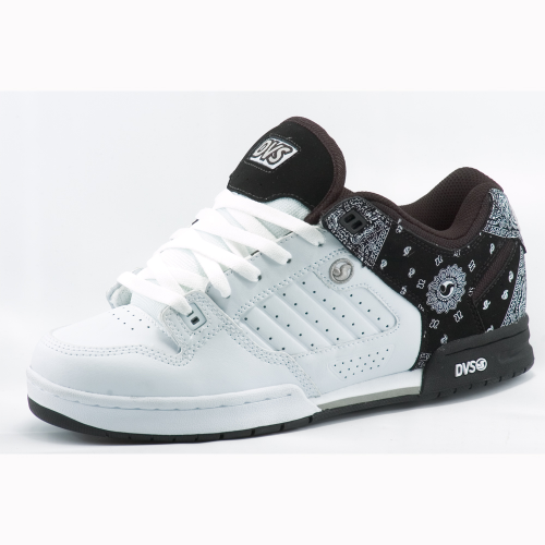 DVS MILITIA WHITE/BLACK LEATHER