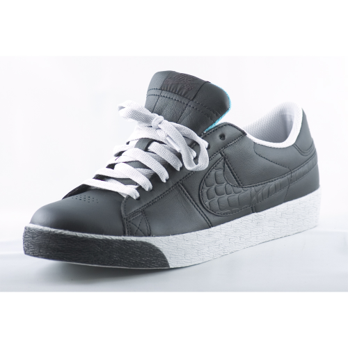 NIKE BLAZER LOW PREMIUM BLACK BLACK