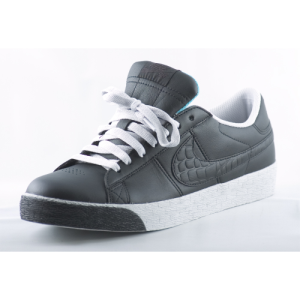 NIKE BLAZER LOW PREMIUM BLACK BLACK