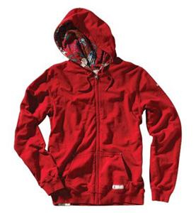 ALTAMONT TABOO ZIP HOODED SWEATSHIRT BLACK