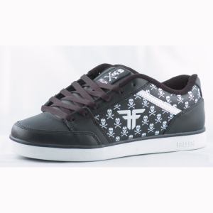 FALLEN BANDIT BLACK, WHITE AND SKULLS SHOE