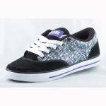 GLOBE TRIBE BLACK/WHITE  GEO SHOE