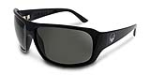 DRAGON BRIGADE SUNGLASSES WITH JET BLACK FRAMES AND A GREY LENS