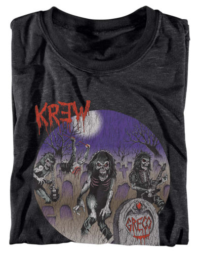 KR3W LIVE UNDEAD T-SHIRT IN BLACK