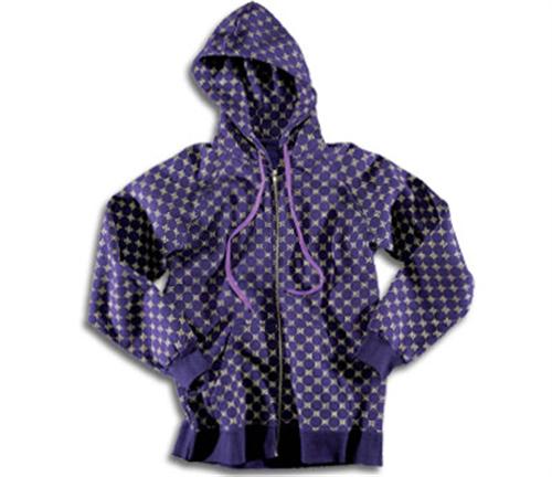 KR3W SHADY 2 HOODED SWEATSHIRT IN PURPLE