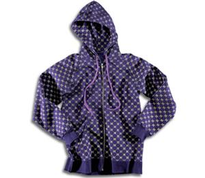 KR3W SHADY 2 HOODED SWEATSHIRT IN PURPLE