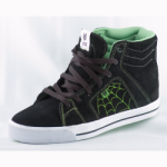 VOX VAMP SHOE IN BLACK, GREEN AND WHITE