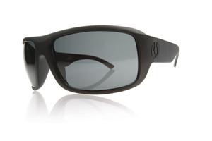 ELECTRIC KILLOWATT SUNGLASSES WITH MATTE BLACK FRAMES AND A GREY LENS