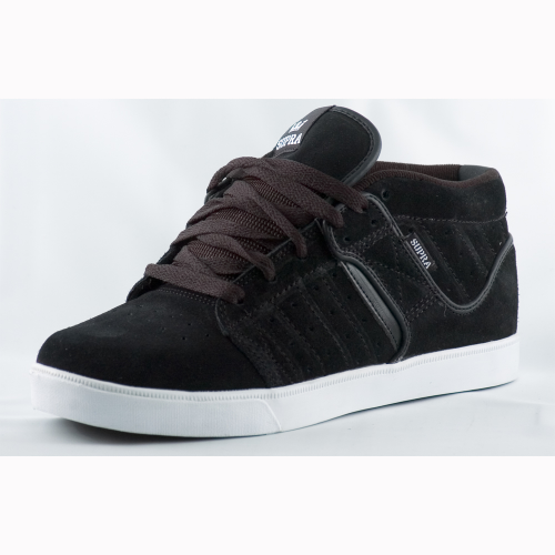 SUPRA EE DIABLO SHOES IN BLACK SUEDE
