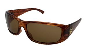 DRAGON DUSK SUNGLASSES WITH CROSSHATCH FRAMES AND A BRONZE LENS