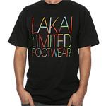 LAKAI BENTON T-SHIRT IN BLACK