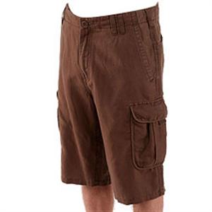 VOLCOM SPIDER SHORTS IN VINTAGE BROWN