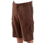 VOLCOM SPIDER SHORTS IN VINTAGE BROWN