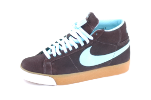 NIKE BLAZER SB SHOES IN CAPPUCCINO/BLUE CHILL
