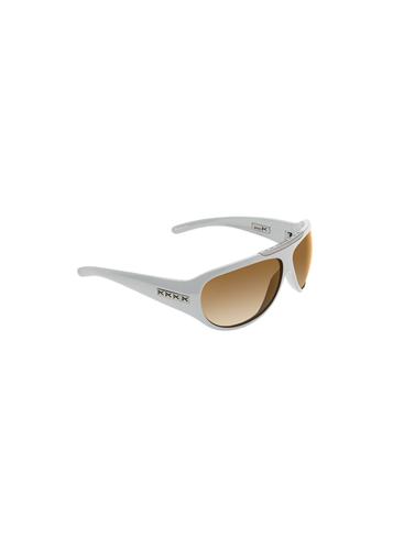 ANON AMOS SUNGLASSES WITH TURQOISE AND WHITE FRAMES AND A GRAY LENS