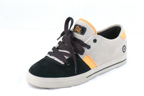 ETNIES JASON DILL SHOES IN WARM GREY AND BLACK