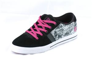 ETNIES JASON DILL SHOE IN BLACK AND PURPLE