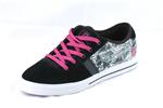 ETNIES JASON DILL SHOE IN BLACK AND PURPLE