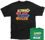 FOURSTAR ARROWS T-SHIRT IN BLACK