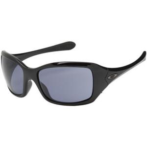 OAKLEY RAVISHING SUNGLASSES WITH JET BLACK FRAMES AND A GREY LENS