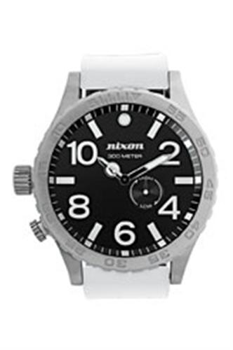 NIXON 51-30 PU WATCH IN WHITE AND BLACK