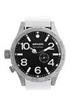 NIXON 51-30 PU WATCH IN WHITE AND BLACK