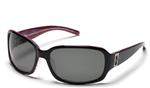 SMITH AUDREY SUNGLASSES WITH BLACK TO PINK FRAMES AND A POLARIZED GRAY LENS
