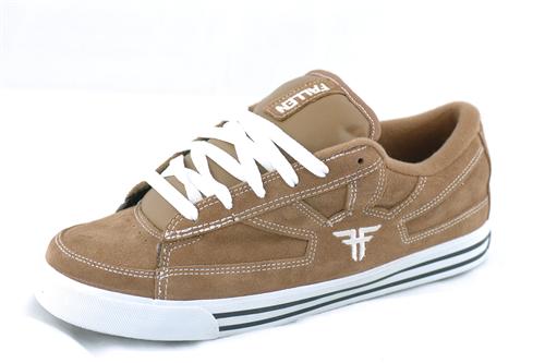 FALLEN RISING SUN SHOE IN MEDIUM BROWN AND WHITE