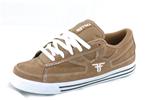 FALLEN RISING SUN SHOE IN MEDIUM BROWN AND WHITE