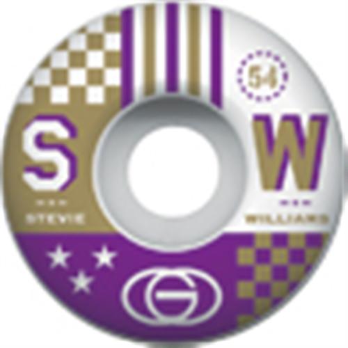 GOLD CHECKMATE WILLIAMS SIGNATURE WHEELS IN 54MM