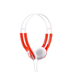 SKULLCANDY RECRUIT HEADPHONES IN METALLIC RED