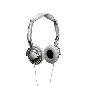 SKULLCANDY LOWRIDER HEADPHONES IN CHROME AND BLUE