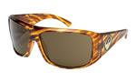 DRAGON CALAVERA SUNGLASSES WITH TIGER TORTOISE FRAMES AND A BRONZE LENS