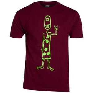 AIRBLASTER CYCLOPS T-SHIRT IN BURGUNDY